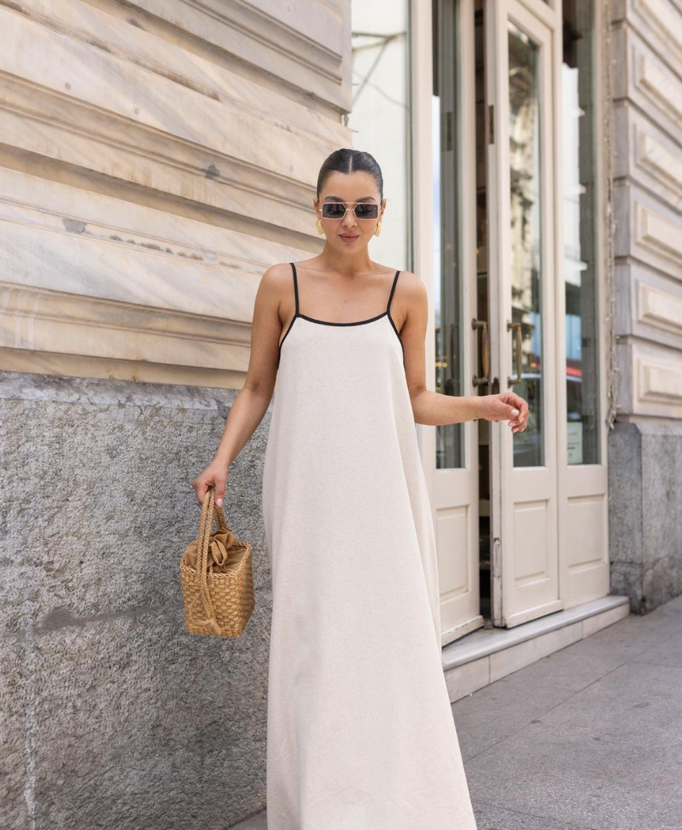 Elegance Linen Dress